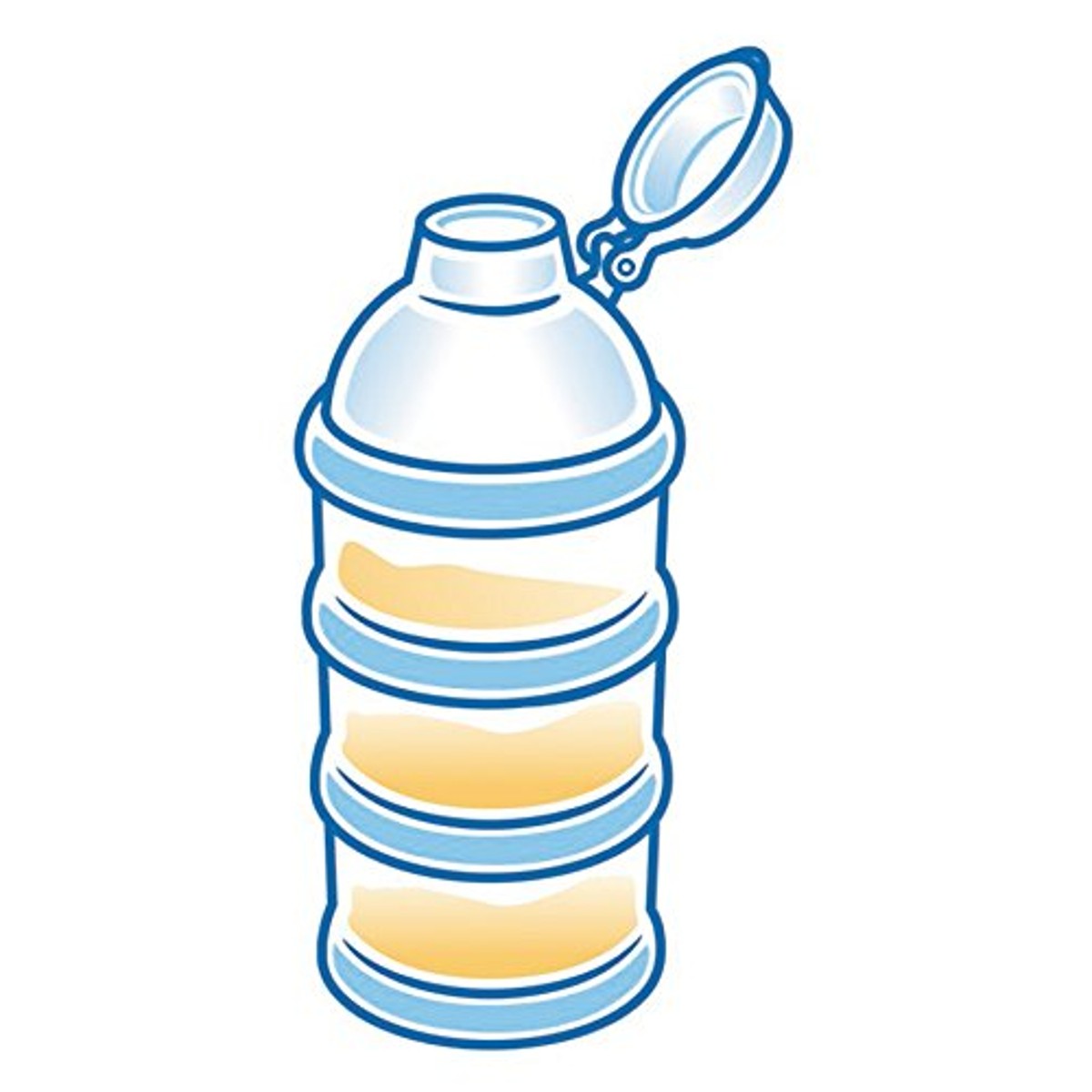 NUK Portioneerder voor melkpoeder, BPA-vrij, 3 stuks petrol – NUK