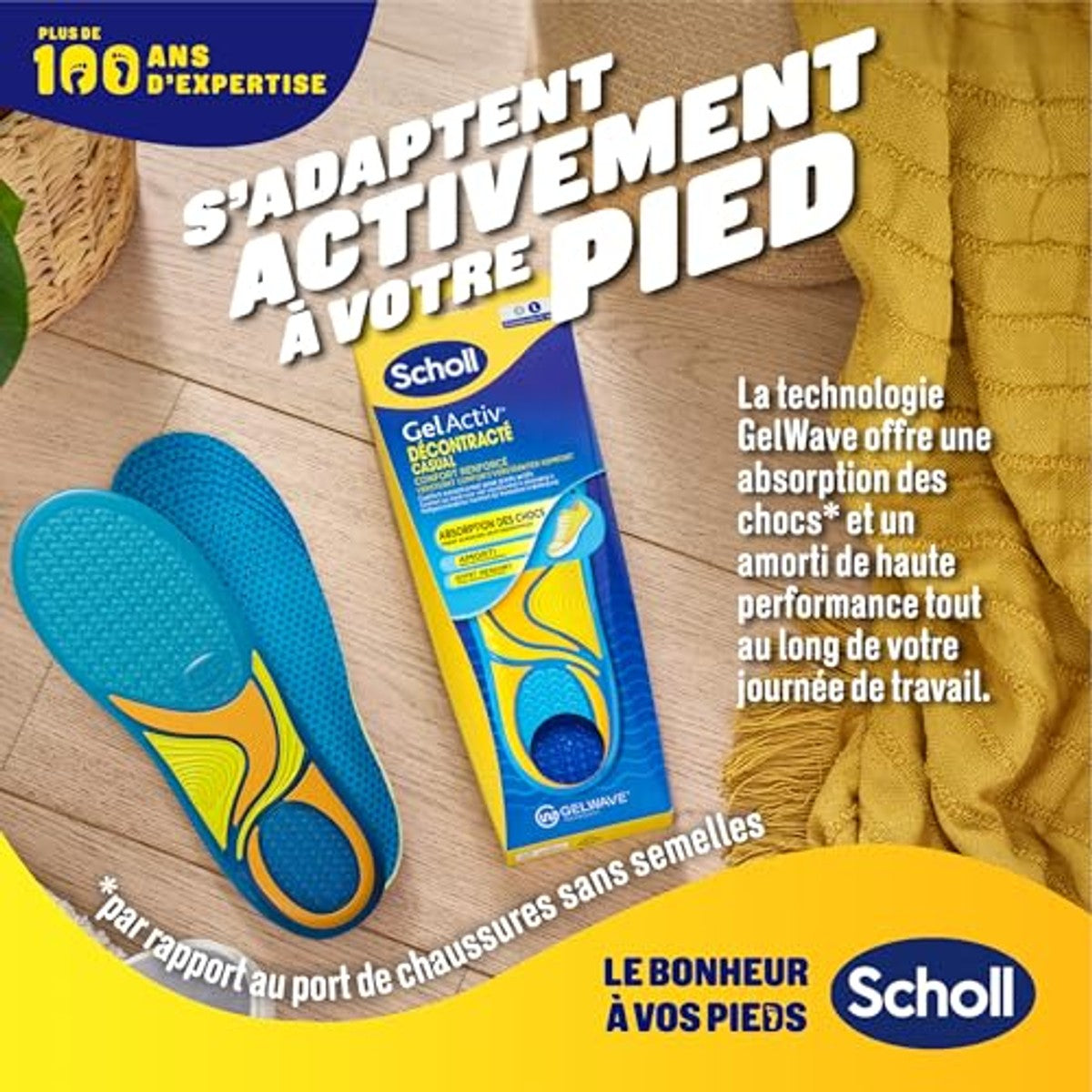 Dr. Scholl's GelActiv inlegzolen casual maat 40-46,5, 2 inlegzolen - 6-pack