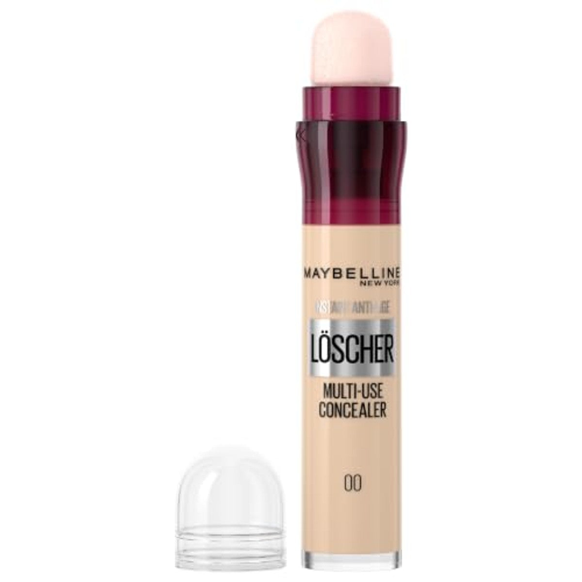 Maybelline New York Instant Anti-Age Effect Blusher Concealer tegen kringen en rimpels, met Goji-bessen en haloxyl, micro-blush-applicator voor nauwkeurig afdekken, nr. 00 Ivory, 6,8 ml – MAYBELLINE