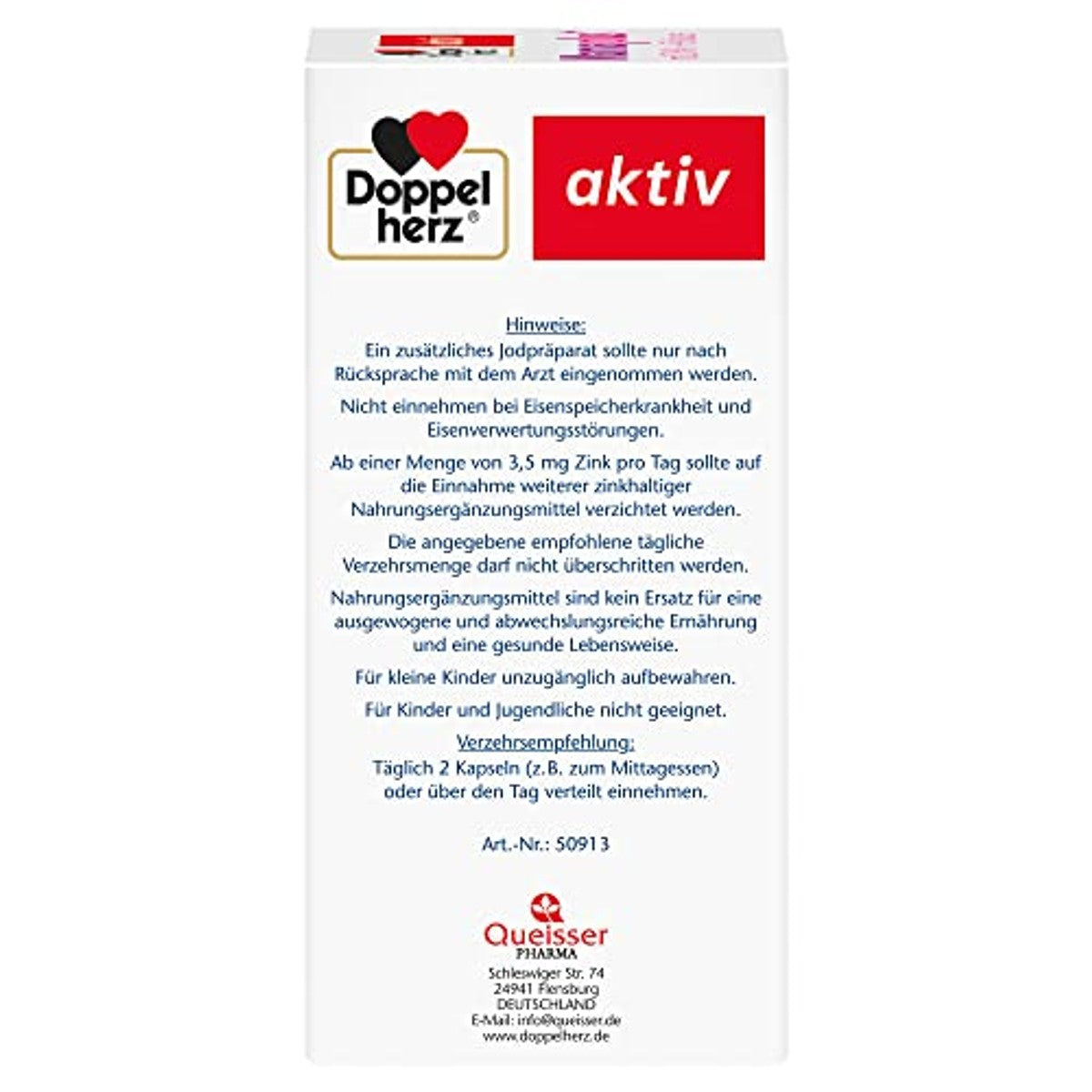 Doppelherz Mama Plus met DHA + Foliumzuur 120 capsules (Verpakking van 2) - 3-pack