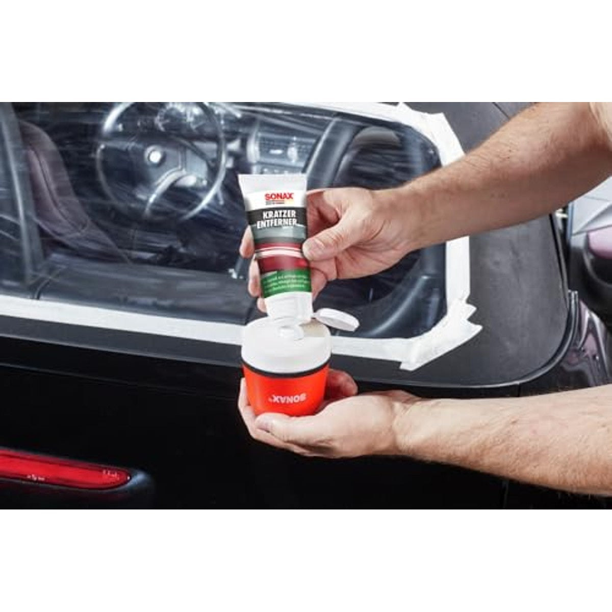 SONAX Krasverwijderaar kunststof NanoPro 6 x 75 ml - Voordeelverpakking
