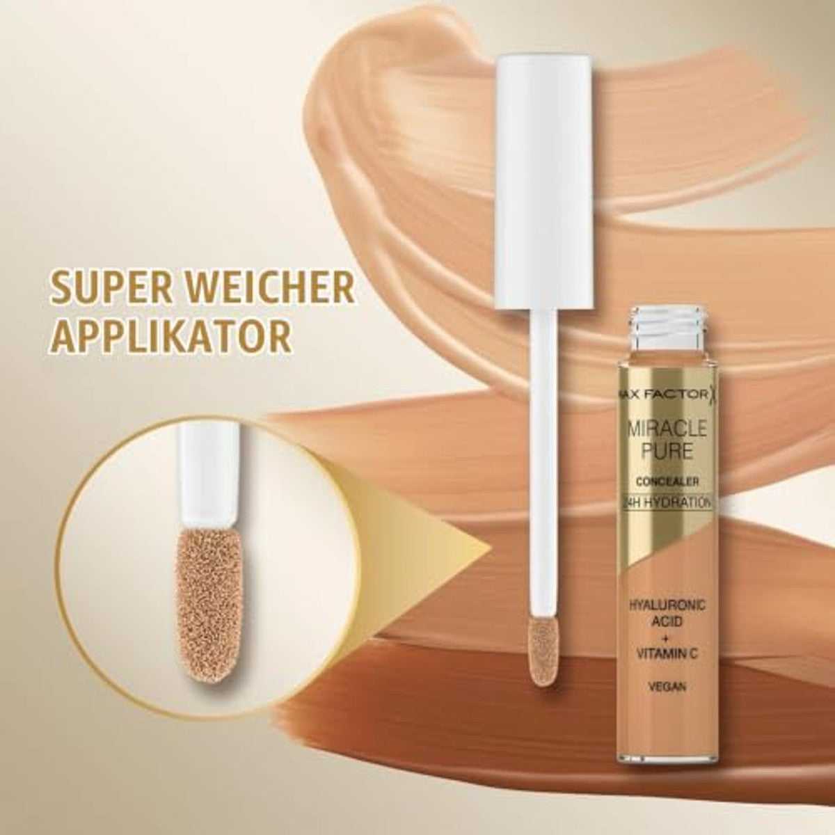 Max Factor Pure Concealer Kleur 04 - 3 stuks