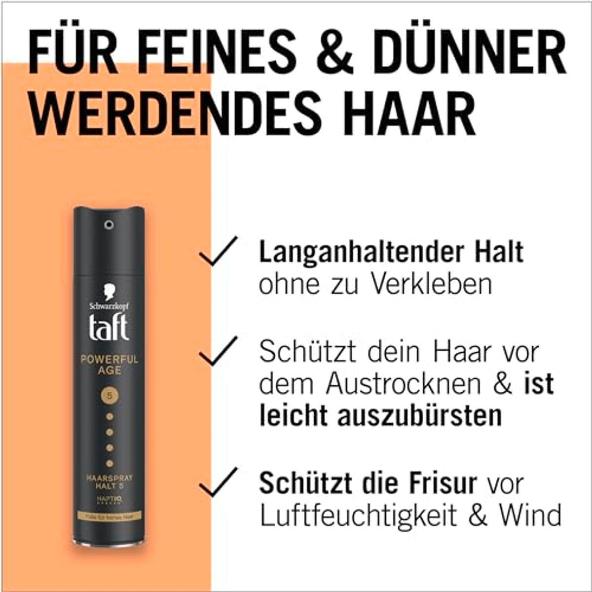 TAFT Powerful Age Haarspray 6 x 250 ml - Voordeelverpakking