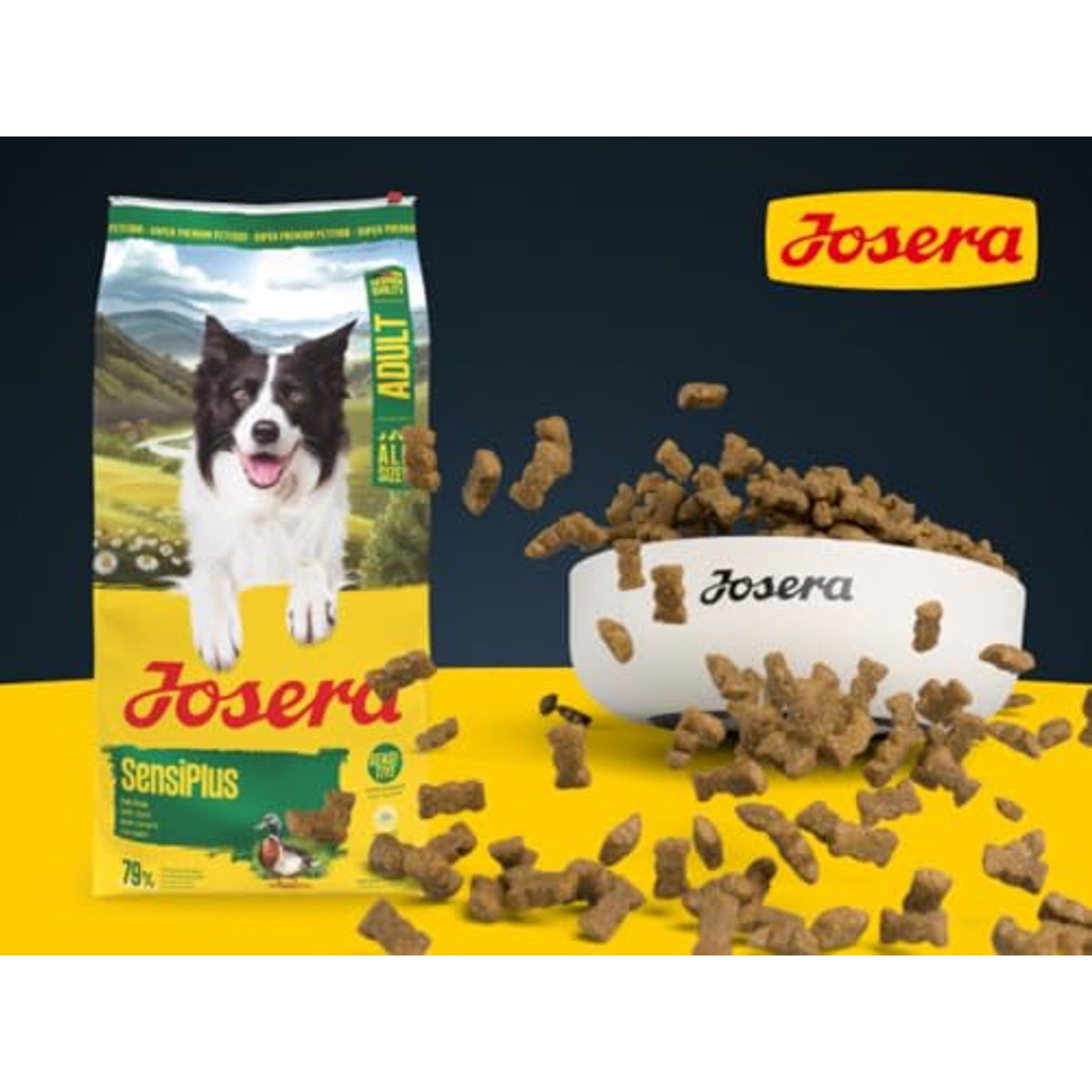 JOSERA SensiPlus droogvoer met eend en rijst, volwassenen, 1 x 3 kg – Josera