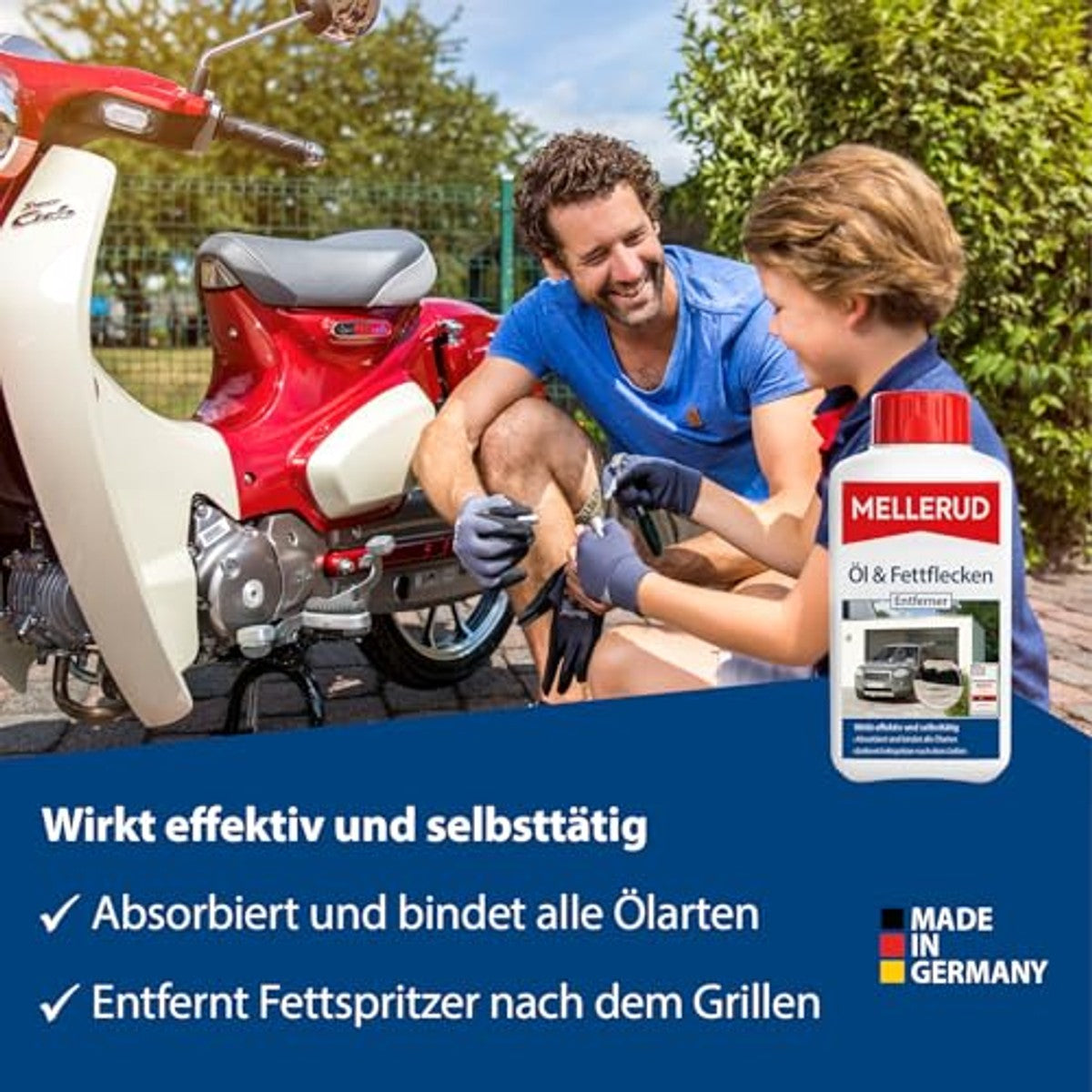 Mellerud Olie- en vetvlekken remover 2 x 0,5 l – Mellerud