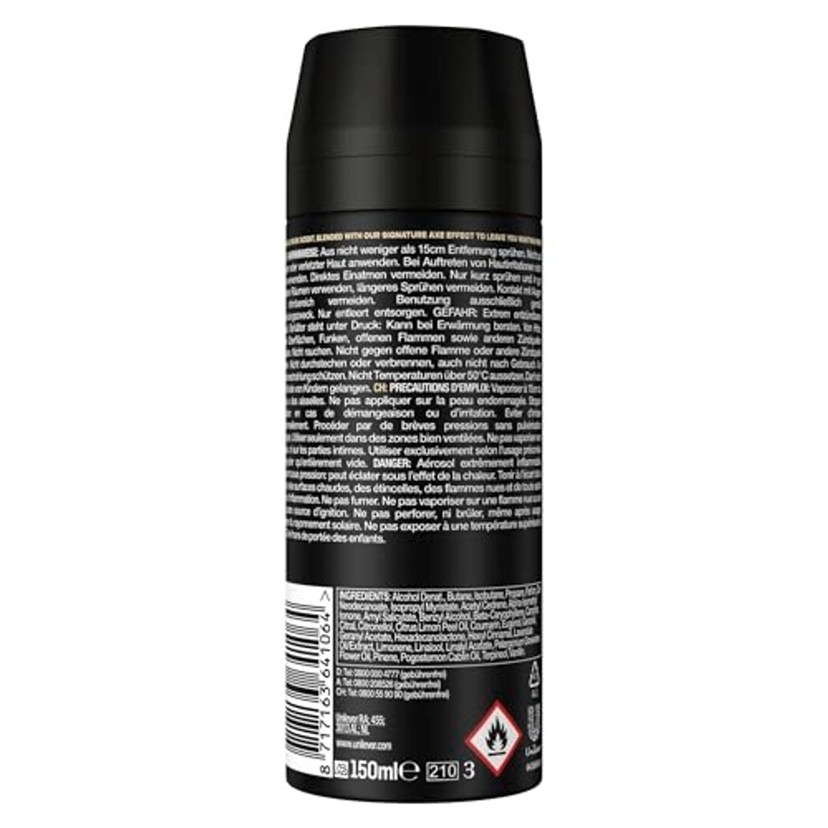 Axe Bodyspray Musk 48 uur bescherming 6 x 150 ml - Voordeelverpakking