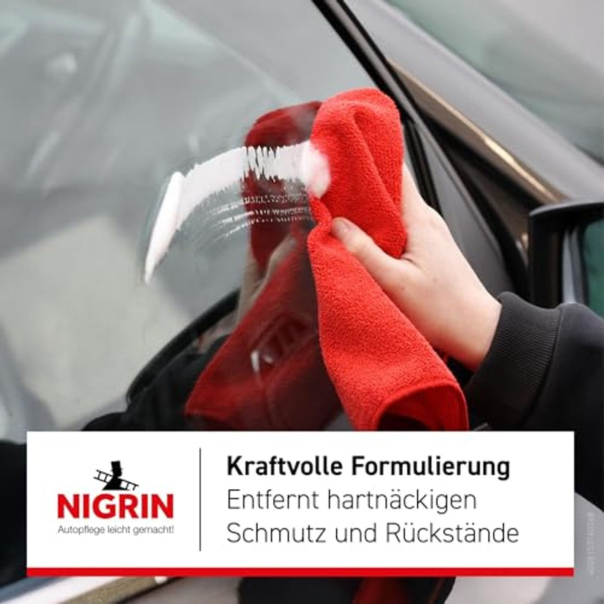 NIGRIN Ruitenreinigingsschuim 300 ml groen – NIGRIN