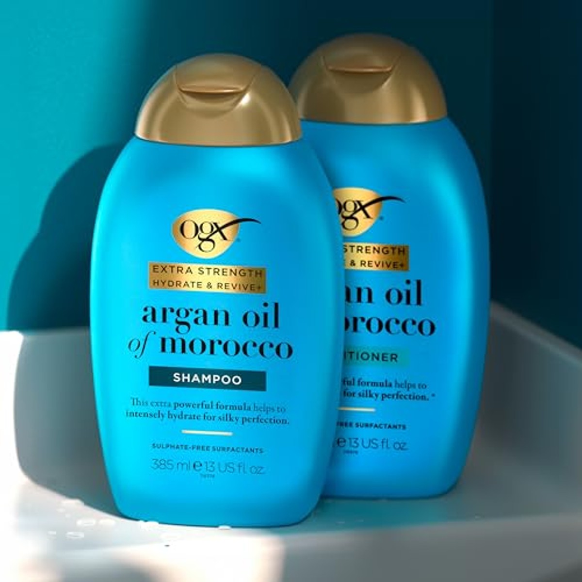 OGX Hydrate & Revive Argan Oil of Morocco Shampoo 385 ml - 3 stuks