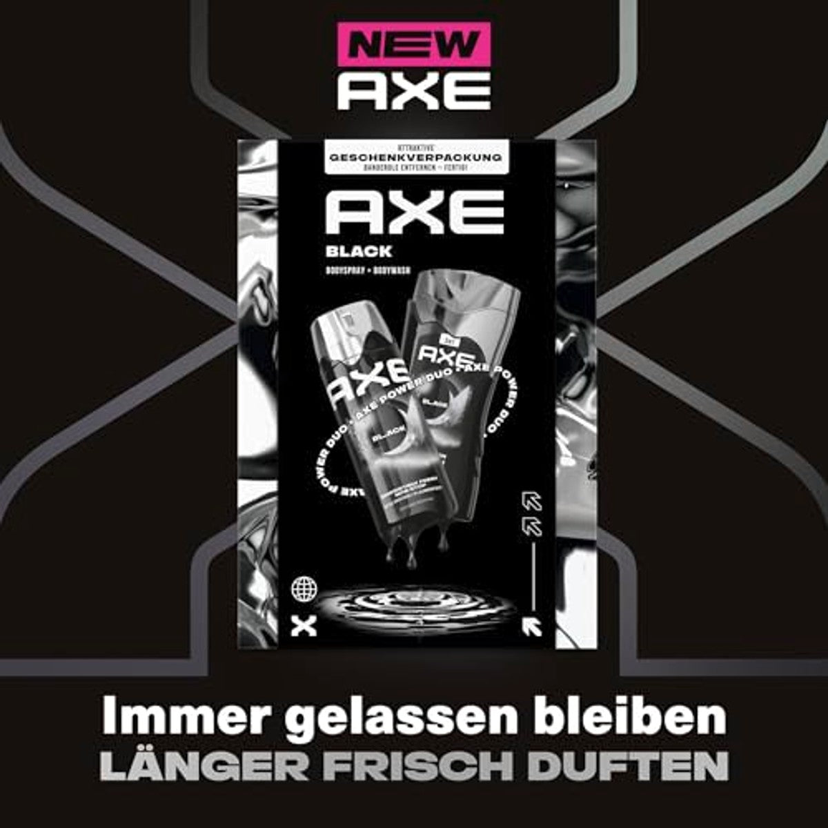 Axe Cadeauset Black 250 ml + 150 ml – Axe