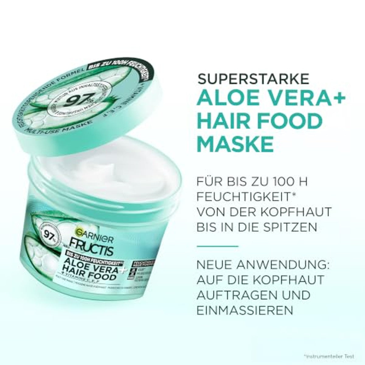 Garnier Fructis Aloë Vera Hair Food 3-in-1 Masker 6 x 400 ml - Voordeelverpakking