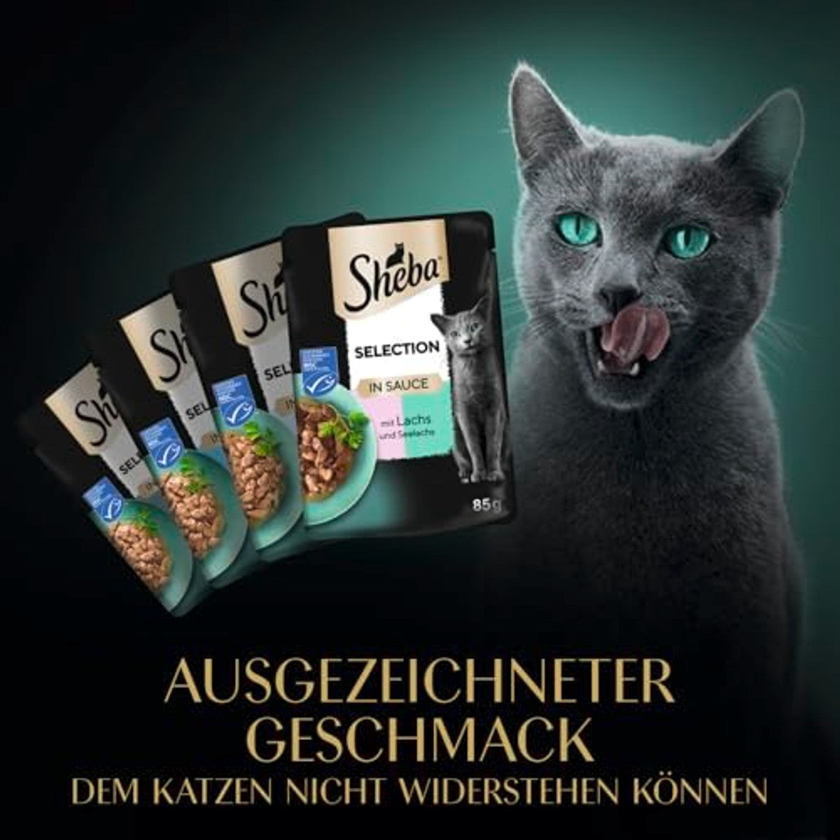 Sheba Selection natvoer kattenvoer vis variatie 12 x 85 g - 6-pack