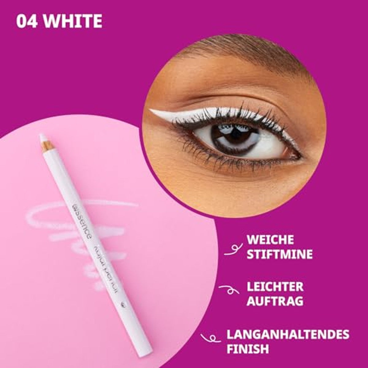 essence kajal pencil 04 wit kajalstift 1 g - 3-pack