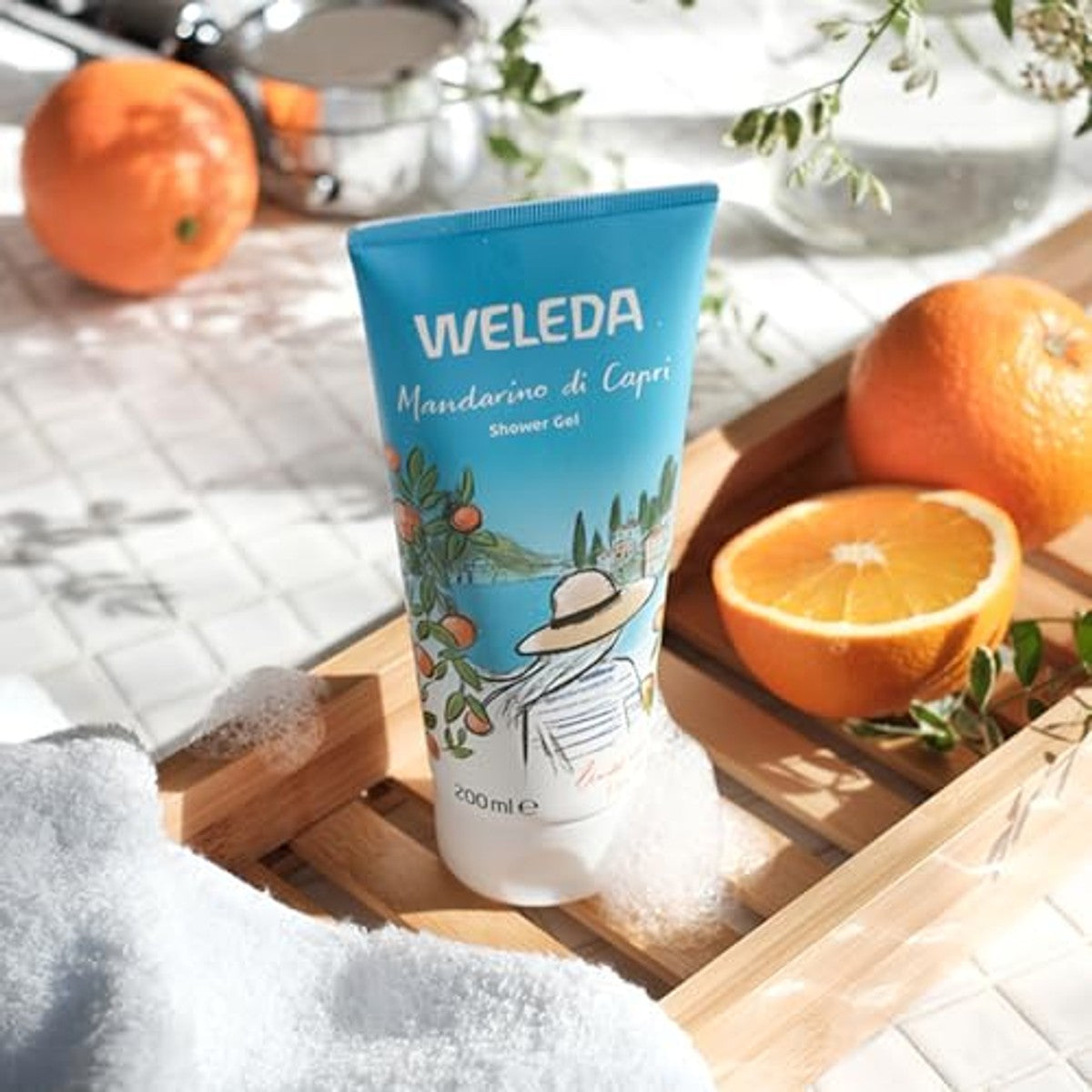 Weleda Bio Mandarino di Capri Douchegel Limited Edition 2 x 200 ml - 3-pack