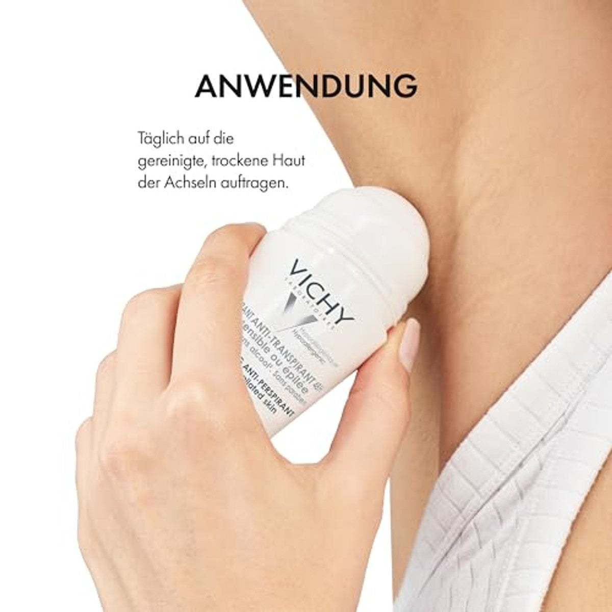 Vichy Anti-transpirant Roll-on voor Gevoelige Huid 2 x 50 ml - 3-pack