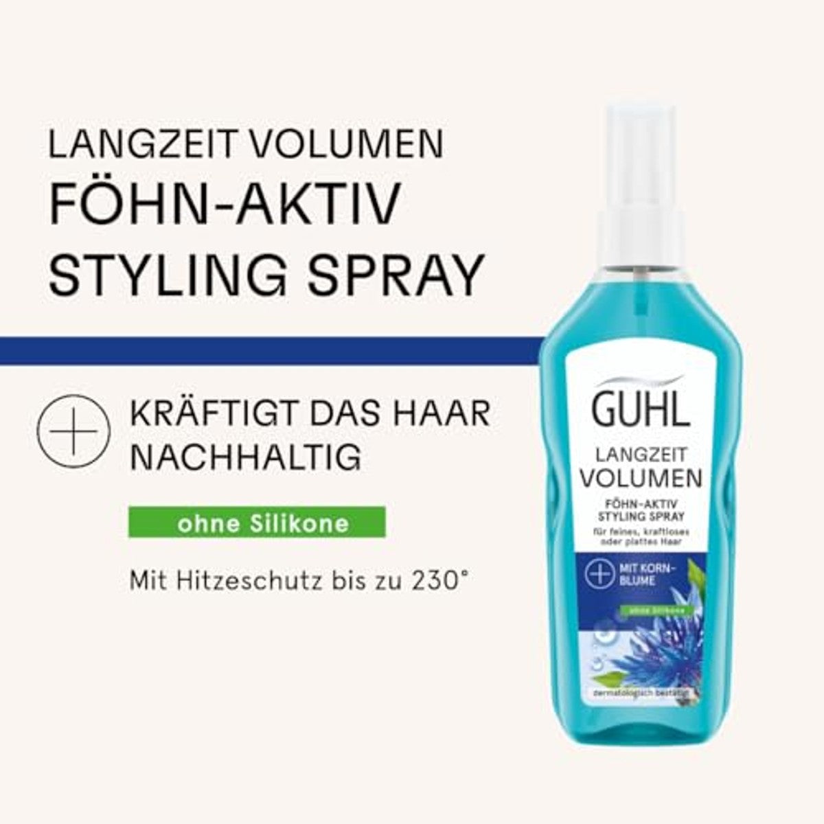 Guhl Föhn-Aktiv Styling Spray Langdurig Volume 6 x 150 ml - Voordeelverpakking