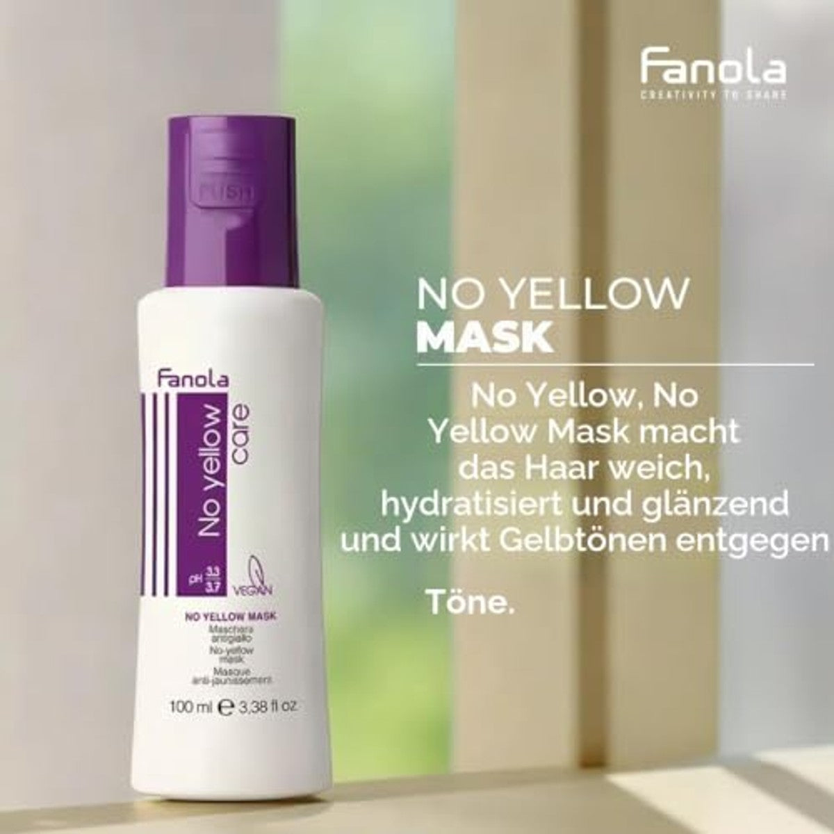 Fanola No Yellow Masker Banaan 100 ml - 6-pack