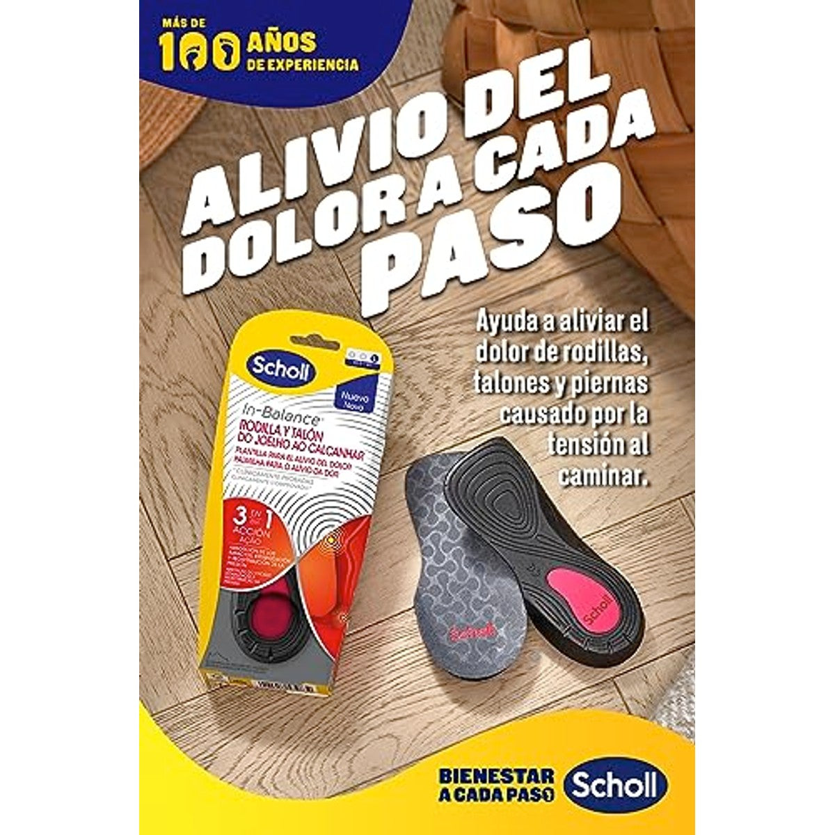 Dr. Scholl's In-Balance Knie/Hak Inlegzolen T/L - 2 stuks – Dr. Scholl's