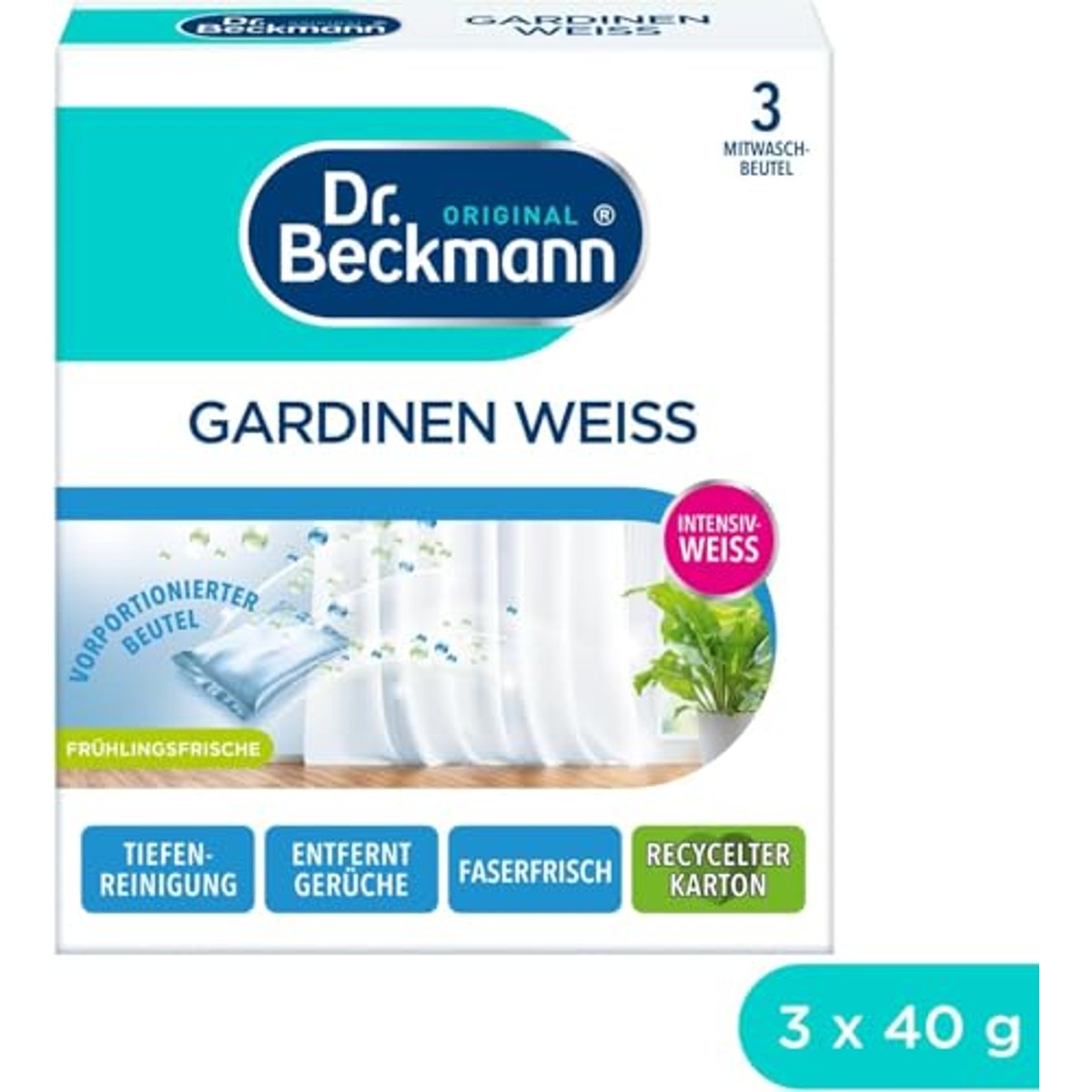 Dr. Beckmann Gordijnwit intensieve formule 120 g – Dr. Beckmann