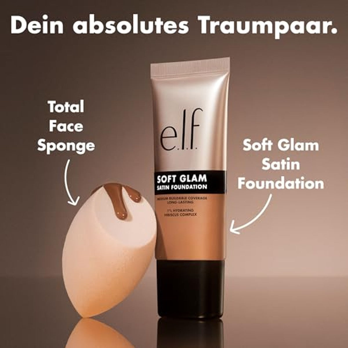 e.l.f. Soft Glam Foundation 21 Licht Neutraal, 0 stuks - 3 stuks