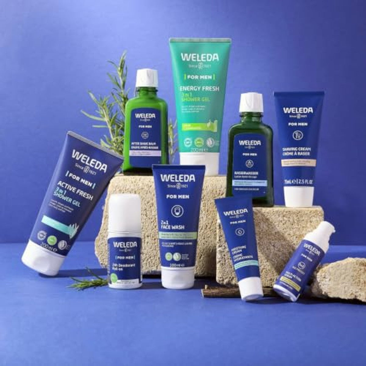Weleda for Men Scheercrème 75 ml - 3-pack