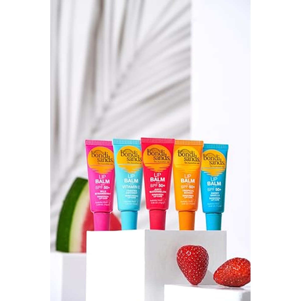 Bondi Sands Lip Balm SPF 50+ Wild Strawberry 6 x 10 g - Voordeelverpakking