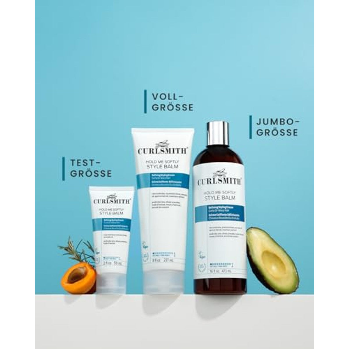Curlsmith Hold Me Softly Stylingcrème voor Golvend en Krullend Haar - 6-pack