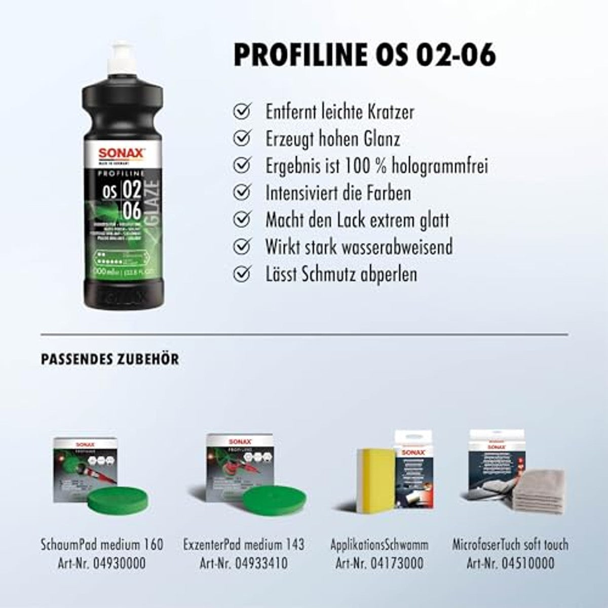 SONAX Profiline OS 02-06 3 x 1 liter - Voordeelverpakking