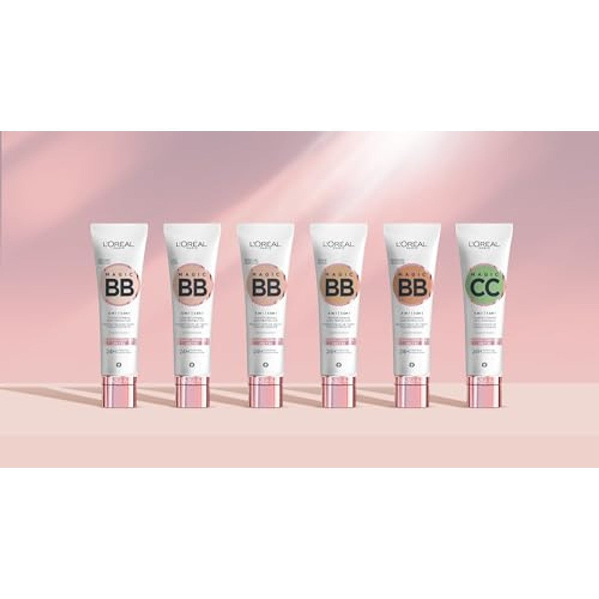 L'Oreal Paris BB C'est Magic Medium 6 x 30 ml - Voordeelverpakking