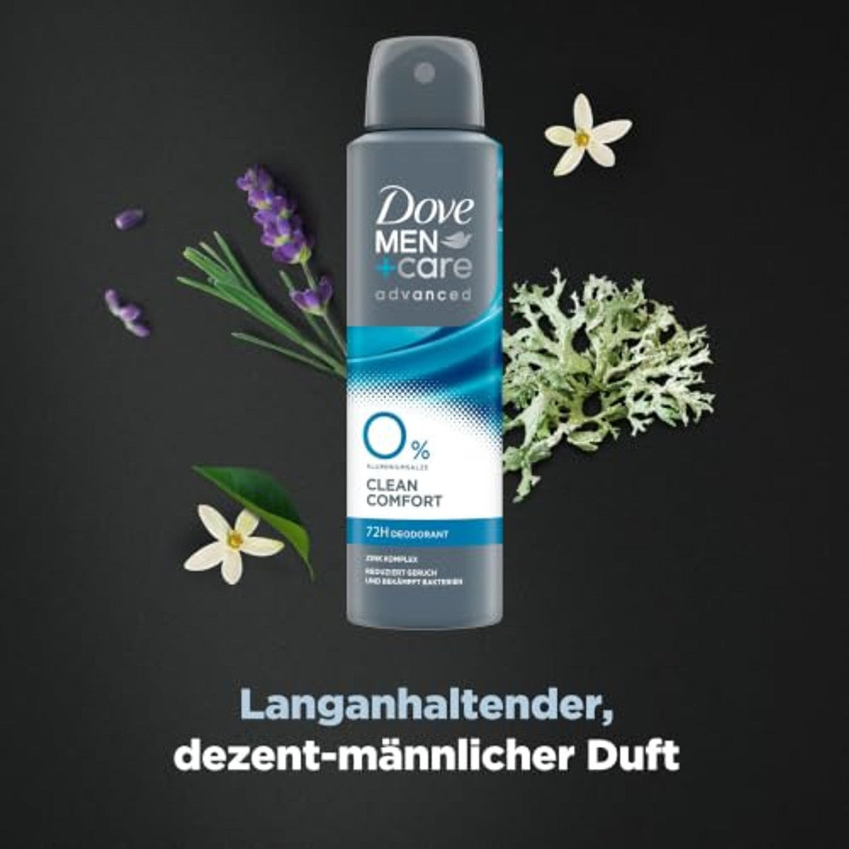 Dove Men+Care Advanced Clean Comfort deodorantspray 150 ml (5 stuks) – Dove