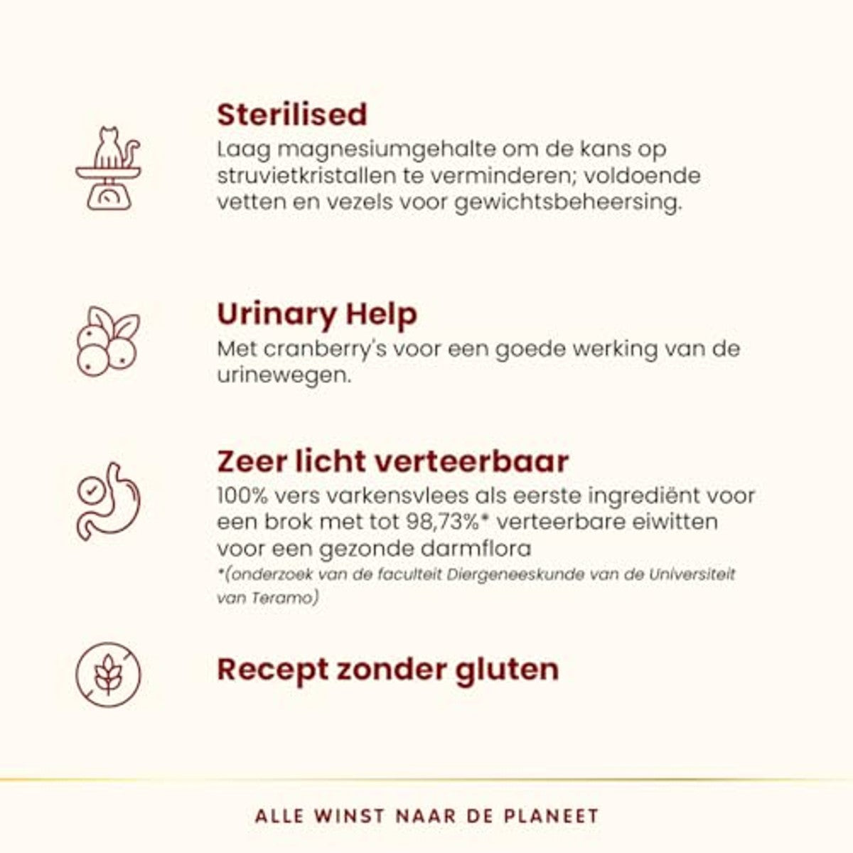 Almo Nature HFC Our Best Adult Sterilised Droogvoer voor Gesteriliseerde Katten Vers Varken 2 x 300 g - 3-pack