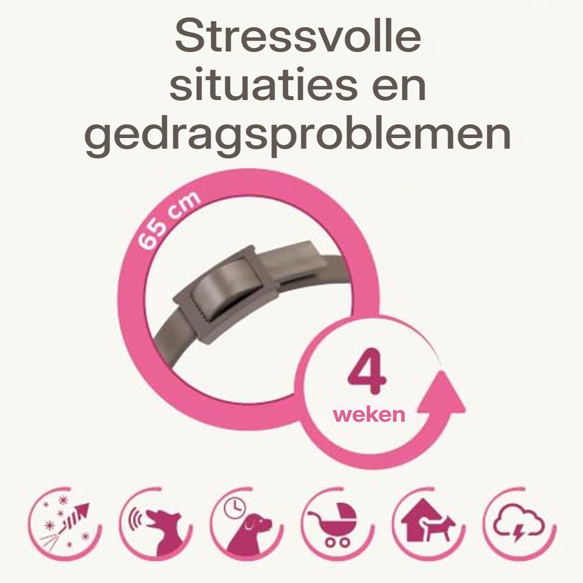 Beaphar Canicomfort hondenhalsband, rustgevend met feromonen, 65 cm - 3-pack – foto 5