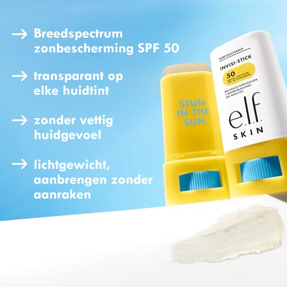 e.l.f. Suntouchable Invisi-Stick SPF 50 - 6 stuks – foto 5