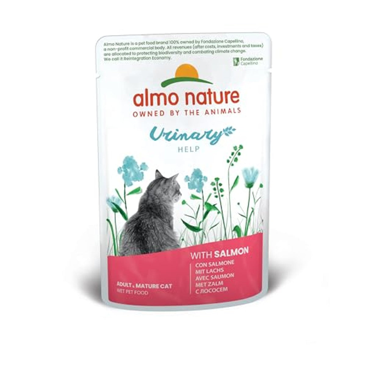 Almo Nature Urinary Help Kattenvoer met Zalm 30 x 70 g - 3-pack