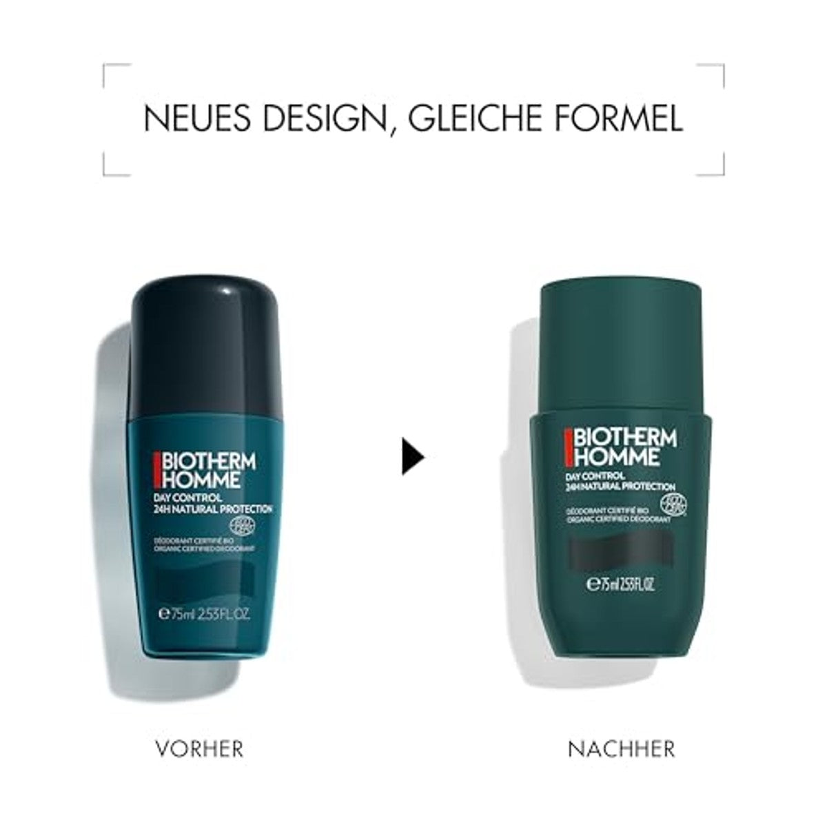 Biotherm Homme Day Control 24H Roll-On Anti-Transpirant voor Heren 75 ml - 6-pack