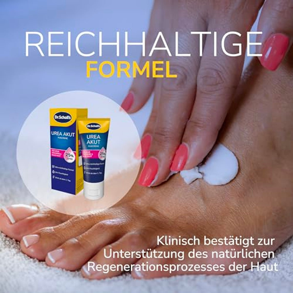 Dr. Scholl's 25% ureum acute voetcrème 6 x 60 ml - Voordeelverpakking