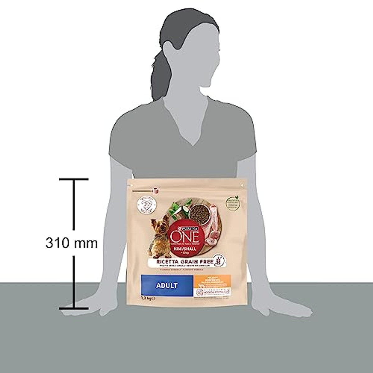 Purina One Mini <10 kg hondenvoer grain free kip 6 x 1,2 kg - 3-pack