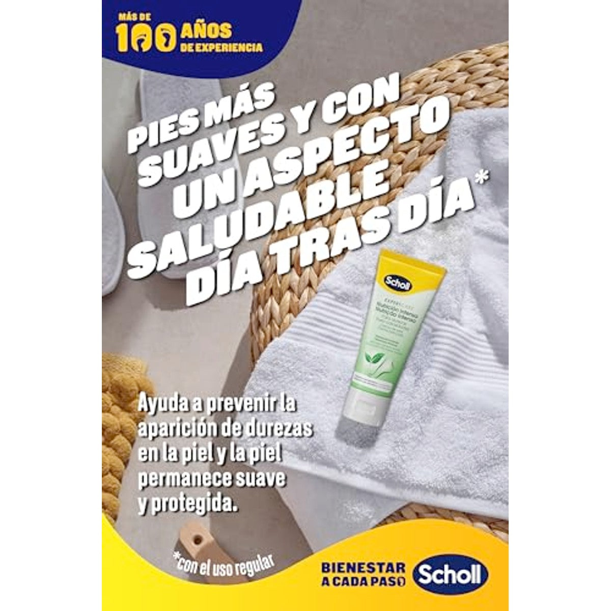 Dr. Scholl's ExpertCare Voetcrème Intensieve Voeding 3 x 75 ml - Voordeelverpakking