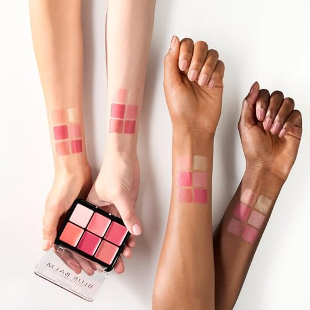 Catrice Blur Balm Blush Palet, nr. 010, meerkleurig, 6 kleuren, sterk gepigmenteerd, direct resultaat, natuurlijk, stralend, veganistisch, zonder parfum, zonder alcohol, zonder parabenen, per stuk | Sterk gepigmenteerd, direct resultaat – Catrice Cosmetics