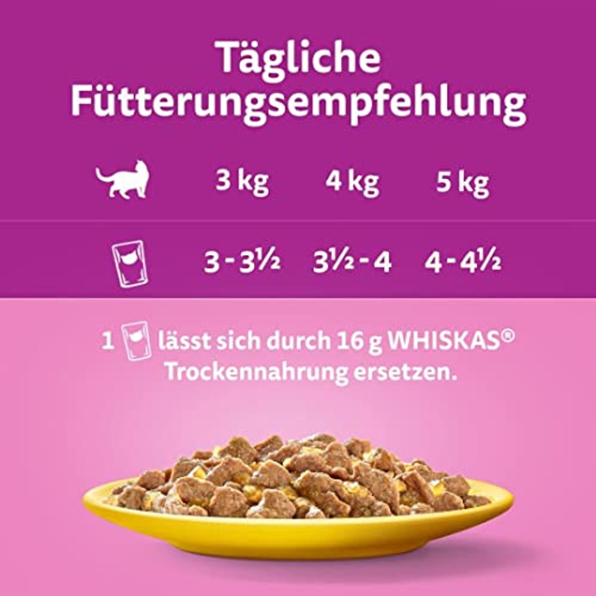 Whiskas natvoer kattenvoer gevogelte selectie in gelei 48 x 85 g - 3-pack