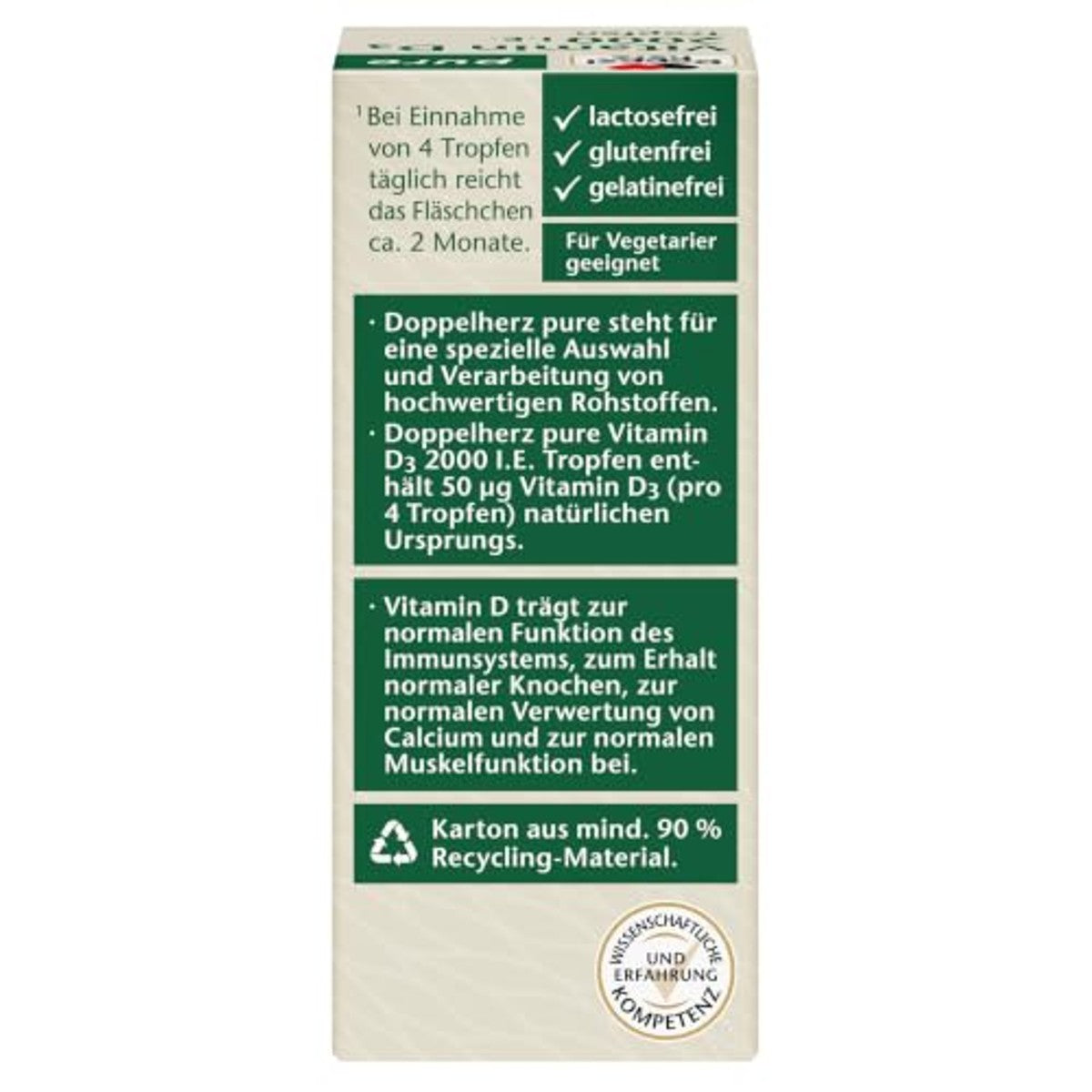 Doppelherz Pure Vitamine D3 Druppels 9,2 ml - 6-pack