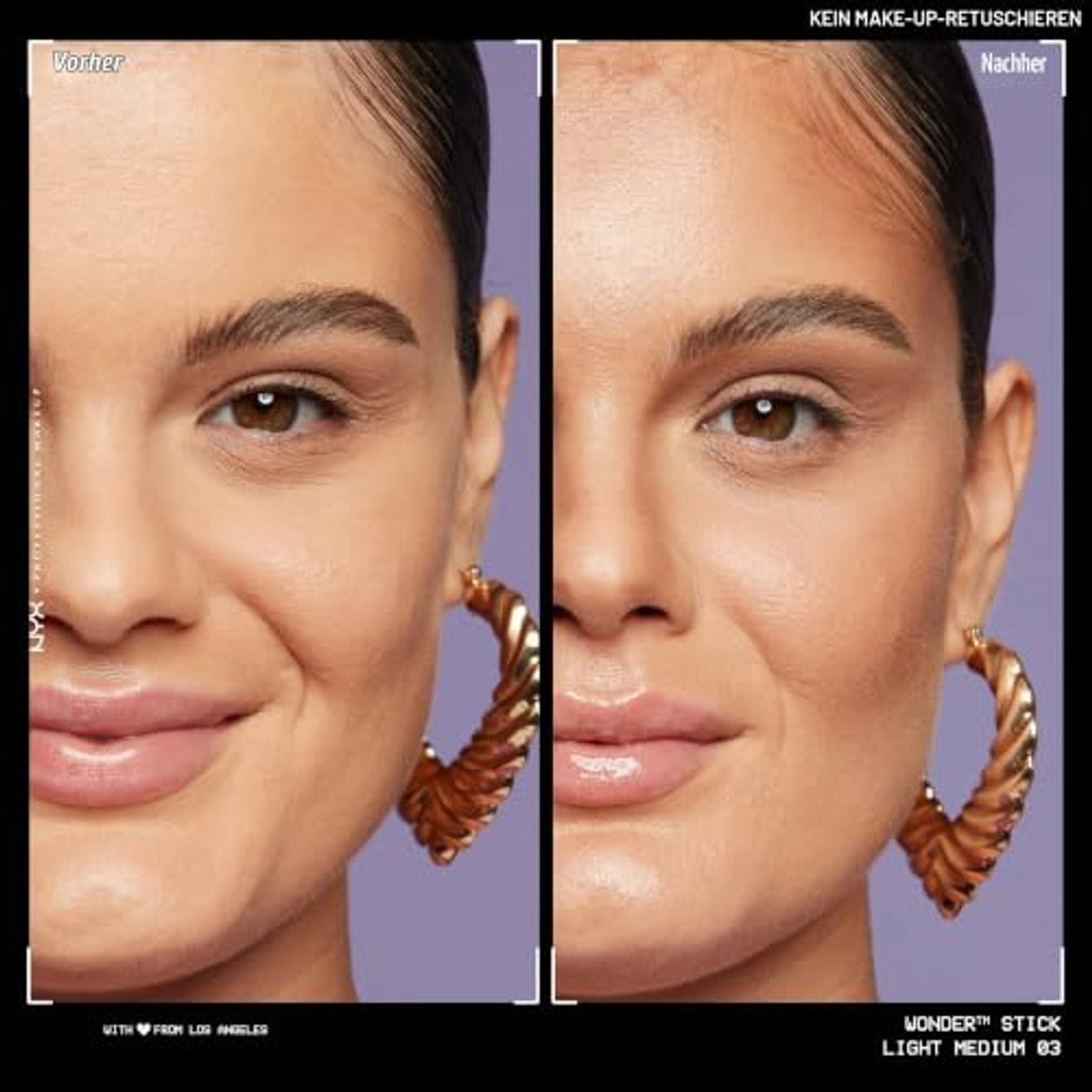 NYX Professional Makeup Stick highlight en contour, dubbele punt, definitie en glans, aanpasbaar en veganistisch, Wonder Stick, Light Medium – NYX PROFESSIONAL MAKEUP