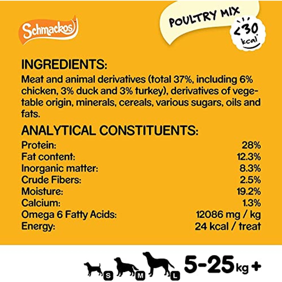 Pedigree Schmackos Geflügelmischung - Hundeleckerlis - verschiedene Geflügelaromen - 180 Streifen (9 Stück) – Mars