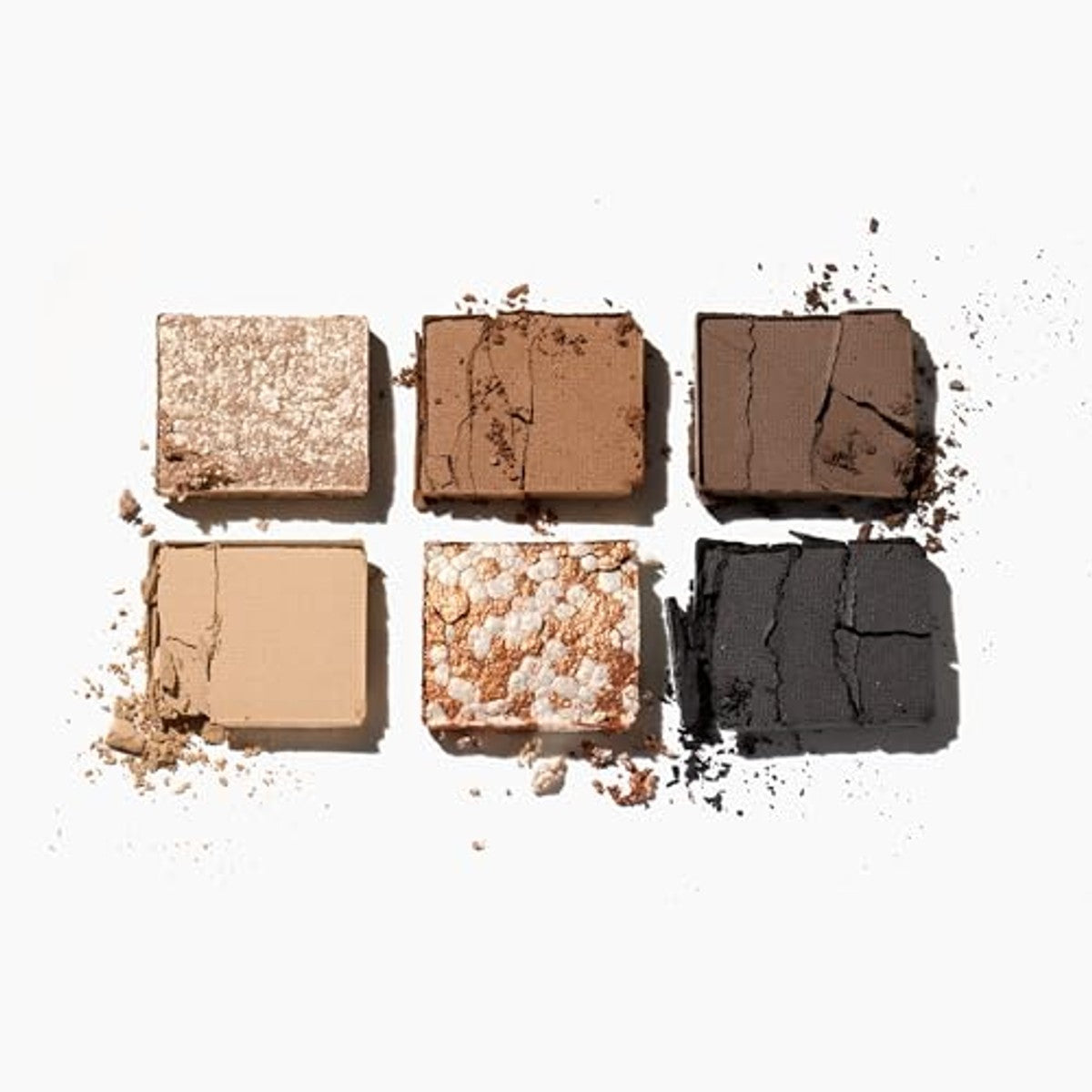 Catrice Tiny Treasures Oogschaduwpalet, nr. 010, bruin, 6 bruine tinten, glinsterend, veganistisch, zonder microplasticdeeltjes, vrij van nanodeeltjes, zonder parfum, per stuk verpakt (4,2 g) | Mini oogschaduwpalet, mix van verschillende tinten – Catrice Cosmetics