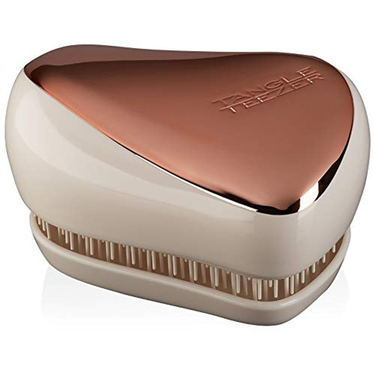 Tangle Teezer Compact Styler Rose Gold Cream Haarborstel voor onderweg, geschikt voor elk haartype