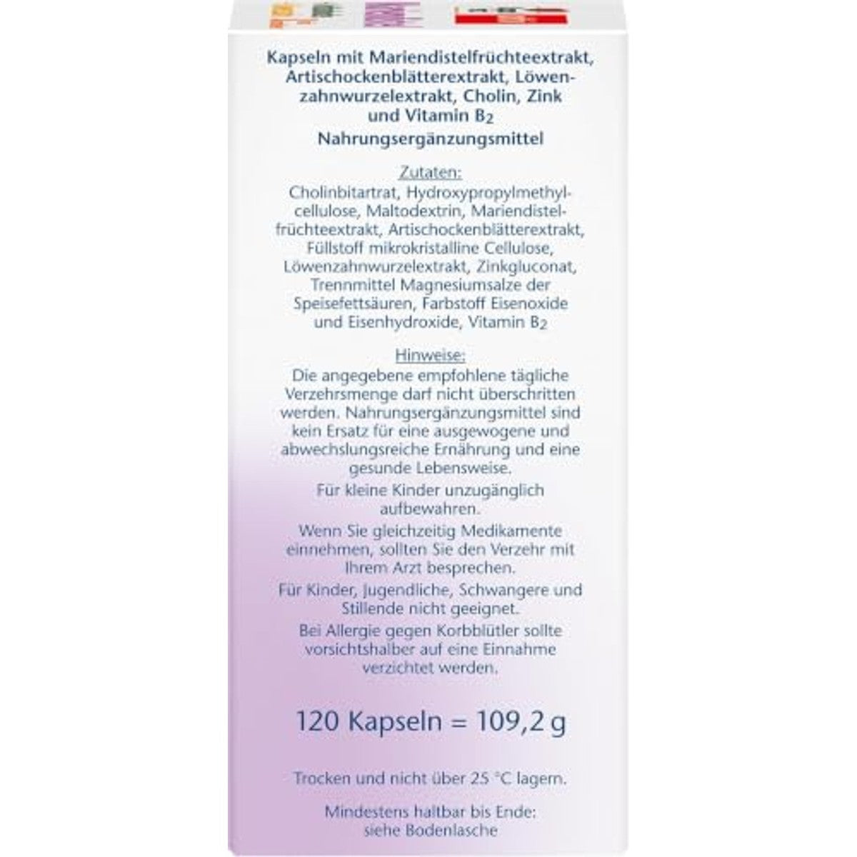Doppelherz Mariadistel + Artisjok + Paardenbloem 120 Capsules - 6-pack