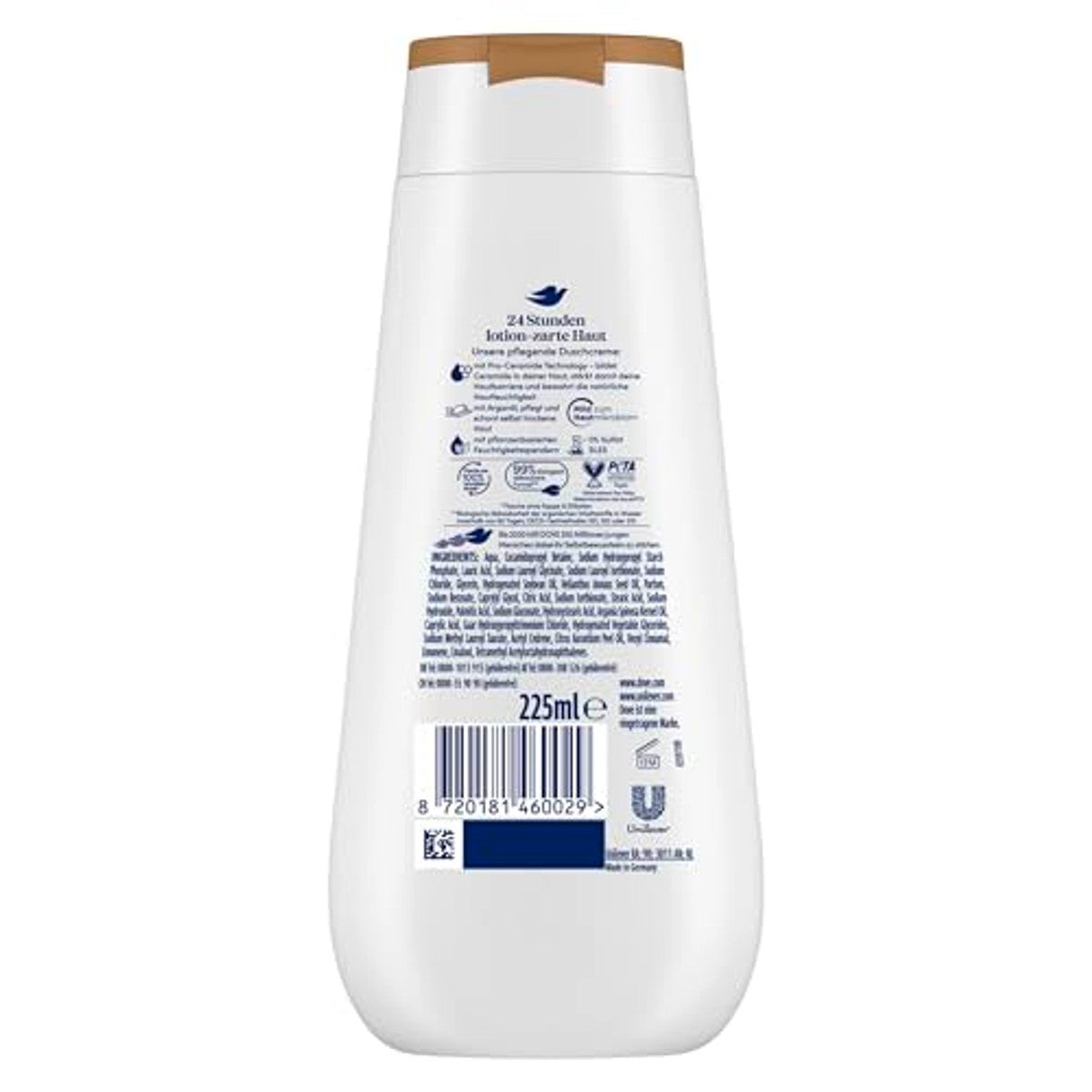 Dove Advanced Care Douchecrème Intensieve Verzorging & Olie 12 x 225 ml – Dove