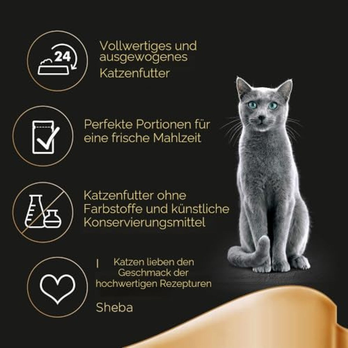 Sheba Délices Gourmands natvoer kattenvoer Taste of Paris 12 x 50 g - 6-pack