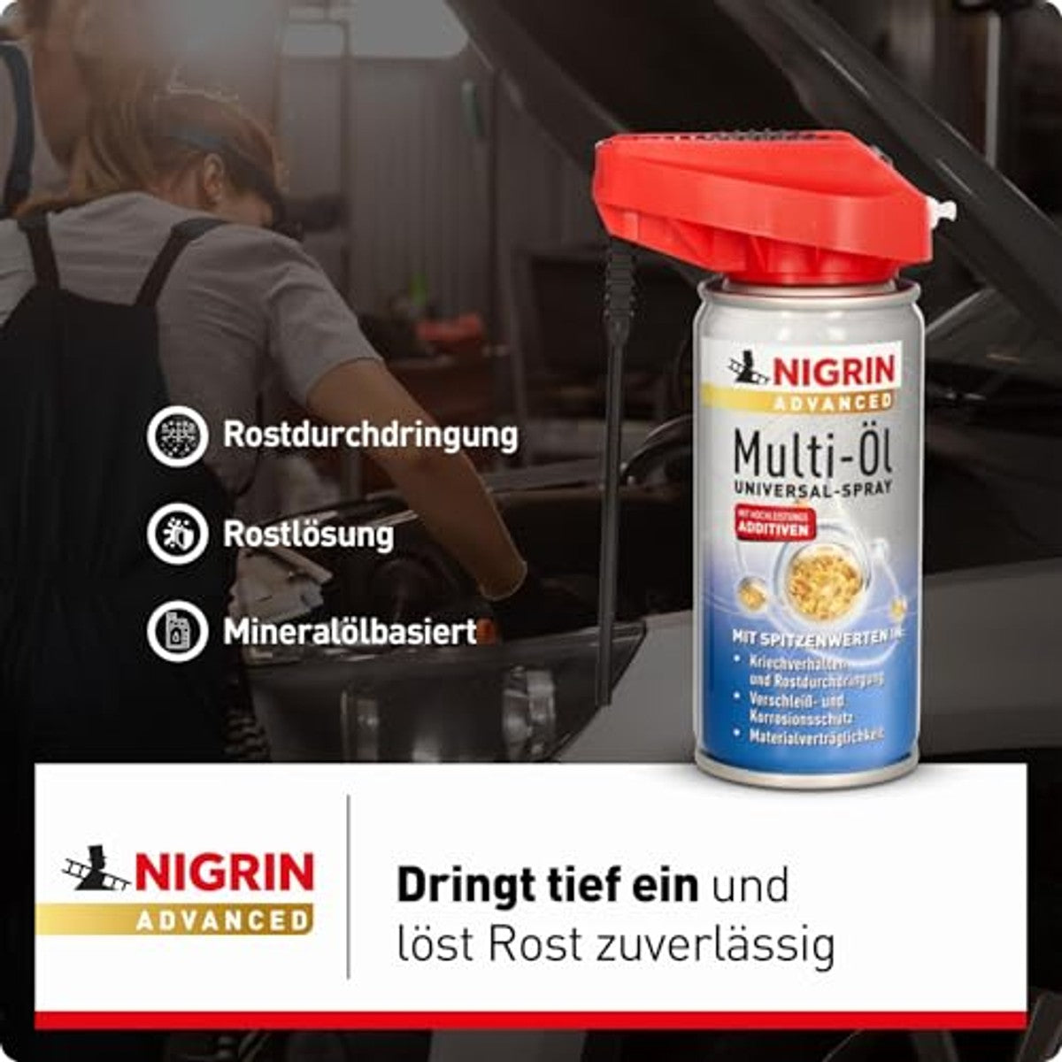 NIGRIN Geavanceerde multi-olie 6 x 100 ml - Voordeelverpakking