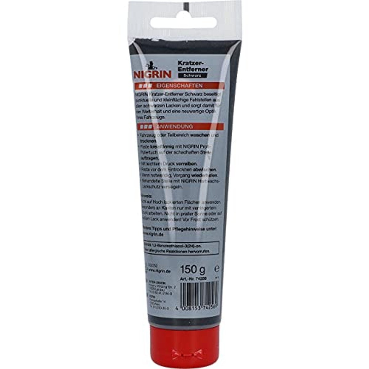 NIGRIN 74256 Krasverwijderaar zwart 150 g – NIGRIN