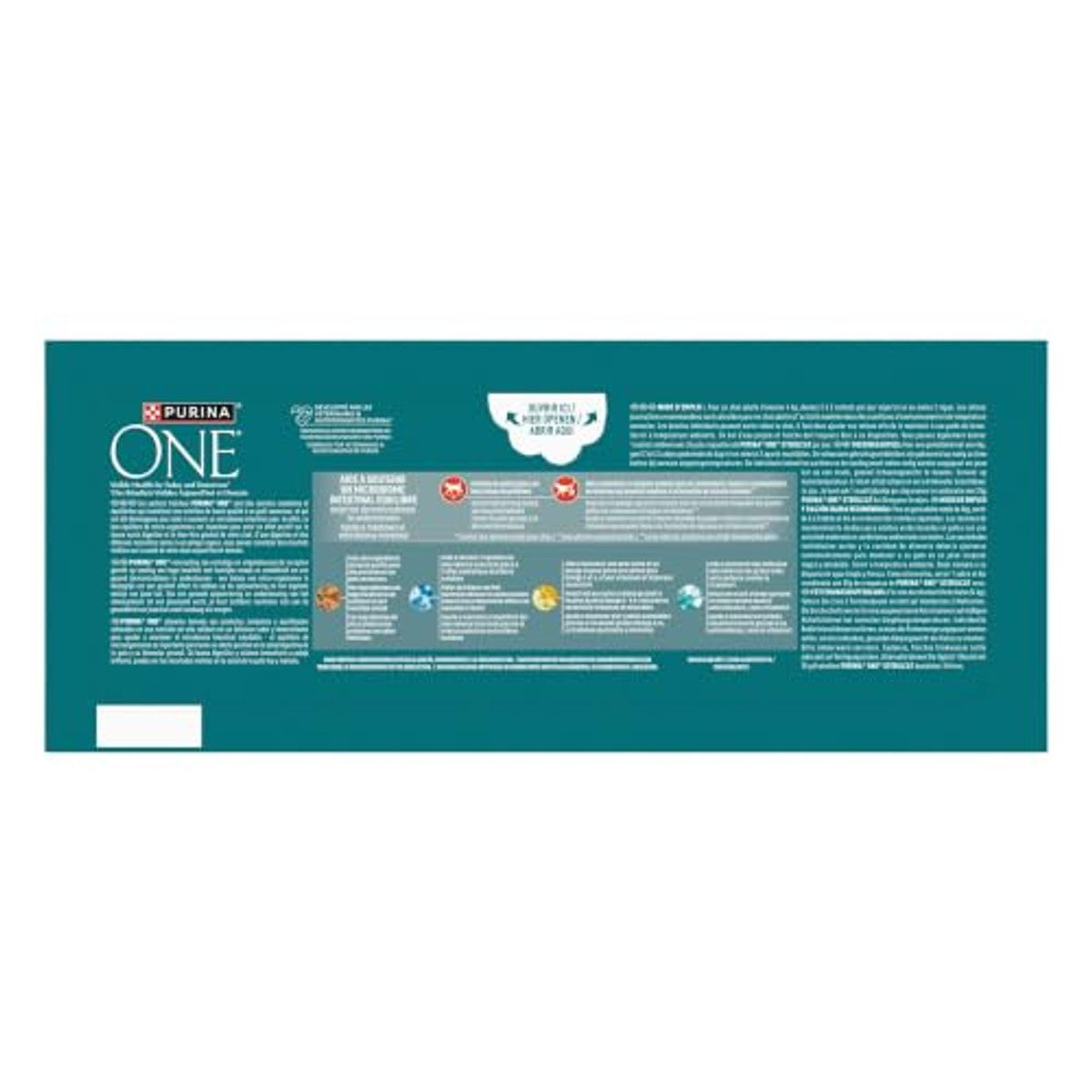 Purina ONE Bifensis Nassfutter für Katzen, sterilisiert, für Erwachsene, mit Lachs und Karotten, 40 Beutel à 85 g – PURINA ONE